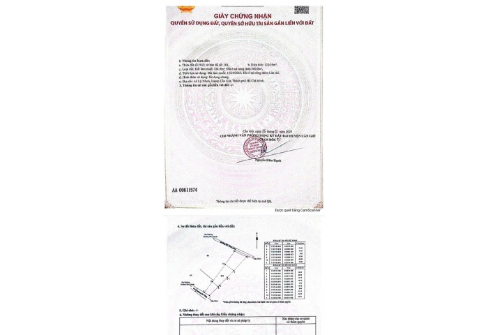 ĐẤT 2 MẶT TIỀN XÃ AN THỚI ĐÔNG - CẦN GIỜ
